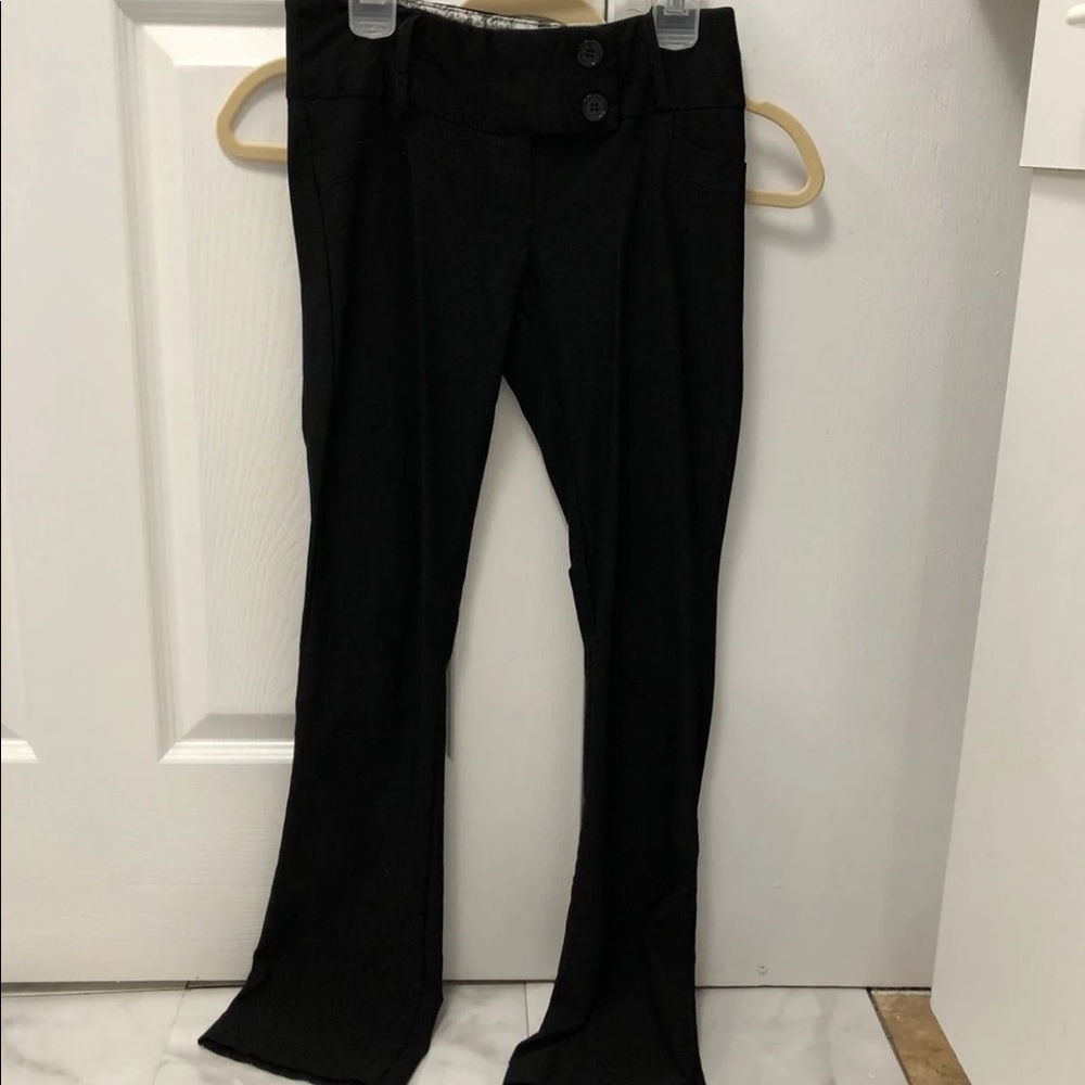 Black slacks